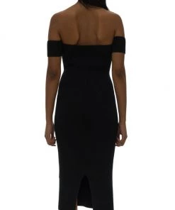 Helmut Lang Contour Rib-Knit Midi-Dress -Helmut Lang And Misook Sales unnamed file 1015