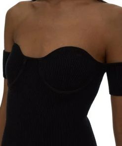 Helmut Lang Contour Rib-Knit Midi-Dress -Helmut Lang And Misook Sales unnamed file 1016