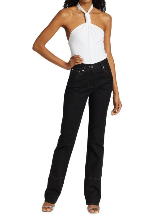 Helmut Lang Twist Halter Top Optic White 4 Helmut Lang Twist Halter Top Optic White - Image 2