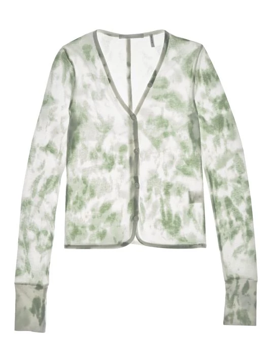 Helmut Lang Cloud Dye Cardigan Pale Petal 5 Helmut Lang Cloud Dye Cardigan Pale Petal - Image 3