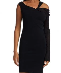 Helmut Lang Twisted One-Shoulder Minidress -Helmut Lang And Misook Sales unnamed file 1053