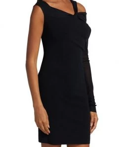 Helmut Lang Twisted One-Shoulder Minidress -Helmut Lang And Misook Sales unnamed file 1054