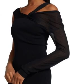 Helmut Lang Twisted One-Shoulder Minidress -Helmut Lang And Misook Sales unnamed file 1056