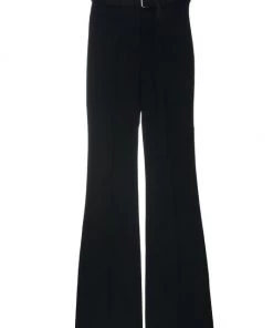 Helmut Lang Belted Flare Leg Pants