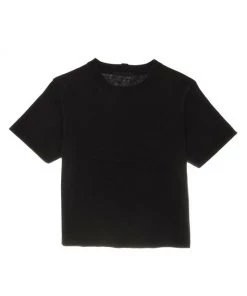 Helmut Lang Cotton Cropped T-Shirt Black 8 Helmut Lang Cotton Cropped T-Shirt Black -Helmut Lang And Misook Sales unnamed file 108