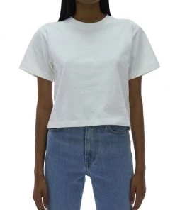 Helmut Lang Cotton Cropped T-Shirt Black 9 Helmut Lang Cotton Cropped T-Shirt Black -Helmut Lang And Misook Sales unnamed file 109