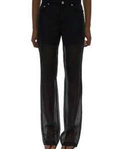 Helmut Lang Sheer Bootcut Mid-Rise Pants 10 Helmut Lang Sheer Bootcut Mid-Rise Pants -Helmut Lang And Misook Sales unnamed file 1091