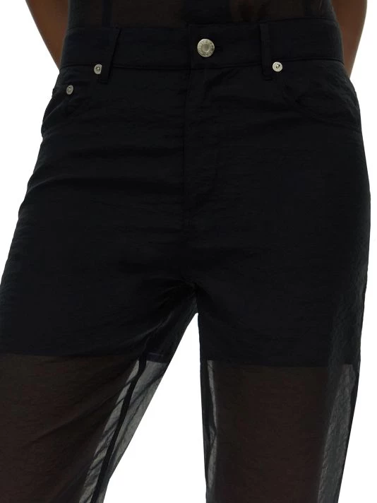 Helmut Lang Sheer Bootcut Mid-Rise Pants 8 Helmut Lang Sheer Bootcut Mid-Rise Pants - Image 6