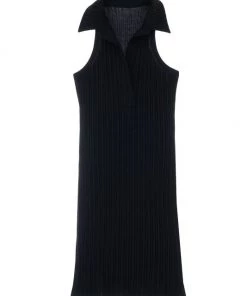 Helmut Lang Rib-Knit Polo Minidress Apricot -Helmut Lang And Misook Sales unnamed file 1098