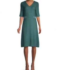 Misook Textured Knit Dress -Helmut Lang And Misook Sales unnamed file 1163