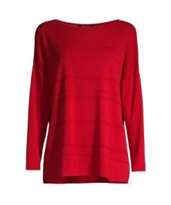 Misook Relaxed Tonal Stripe Knit Tunic