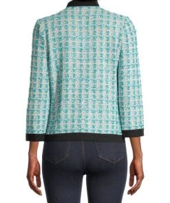 Misook Tie-Front Tweed & Crepe Heritage Jacket 12 Misook Tie-Front Tweed & Crepe Heritage Jacket -Helmut Lang And Misook Sales unnamed file 1201