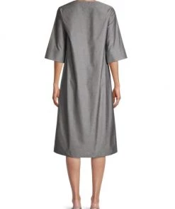 Misook Floral Embroidered Cotton Dress 12 Misook Floral Embroidered Cotton Dress -Helmut Lang And Misook Sales unnamed file 1235