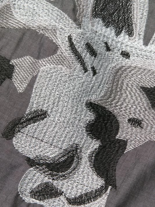 Misook Floral Embroidered Cotton Dress 8 Misook Floral Embroidered Cotton Dress - Image 6