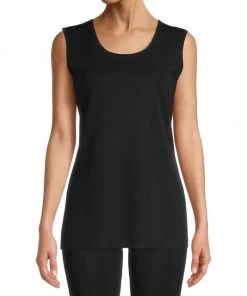 Misook Long Rib-Knit Tank Top -Helmut Lang And Misook Sales unnamed file 1263