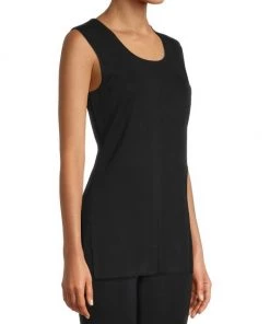 Misook Long Rib-Knit Tank Top -Helmut Lang And Misook Sales unnamed file 1264