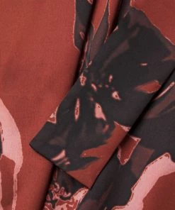 Misook Floral Belted Crepe De Chine Dress -Helmut Lang And Misook Sales unnamed file 1278