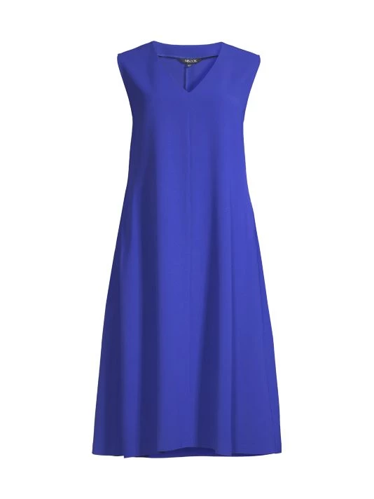 Misook Sleeveless Woven Swing Dress 3 Misook Sleeveless Woven Swing Dress