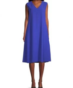 Misook Sleeveless Woven Swing Dress 10 Misook Sleeveless Woven Swing Dress -Helmut Lang And Misook Sales unnamed file 1287