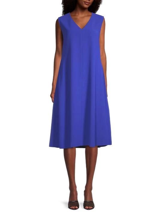 Misook Sleeveless Woven Swing Dress 5 Misook Sleeveless Woven Swing Dress - Image 3