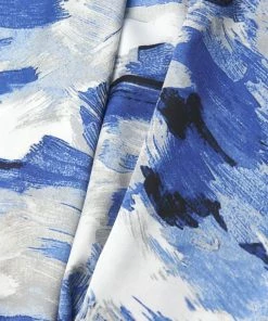 Misook Brushstroke Print Crepe De Chine Dress 13 Misook Brushstroke Print Crepe De Chine Dress -Helmut Lang And Misook Sales unnamed file 1296