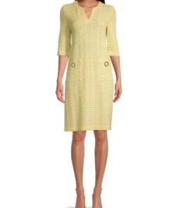 Misook Pocket Detail Tweed Knit Shift Dress -Helmut Lang And Misook Sales unnamed file 1305