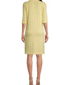 Misook Pocket Detail Tweed Knit Shift Dress -Helmut Lang And Misook Sales unnamed file 1307