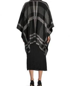Misook Plaid Detachable Scarf Cape -Helmut Lang And Misook Sales unnamed file 1438