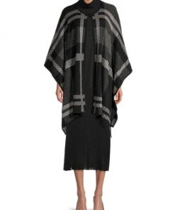 Misook Plaid Detachable Scarf Cape -Helmut Lang And Misook Sales unnamed file 1439