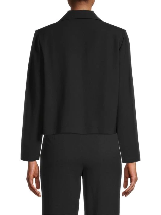 Misook Crepe Cropped Blazer 7 Misook Crepe Cropped Blazer - Image 5