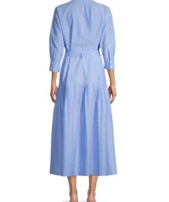 Misook Drop Waist Pleated Shirt Dress -Helmut Lang And Misook Sales unnamed file 1538