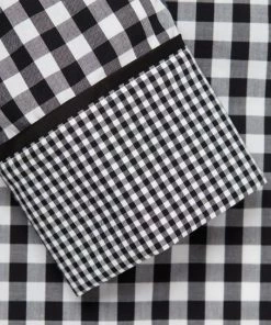 Misook Gingham Button-Up Blouse -Helmut Lang And Misook Sales unnamed file 1546