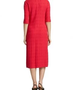 Misook Plaid Knit A-Line Dress -Helmut Lang And Misook Sales unnamed file 1557