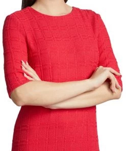 Misook Plaid Knit A-Line Dress -Helmut Lang And Misook Sales unnamed file 1558