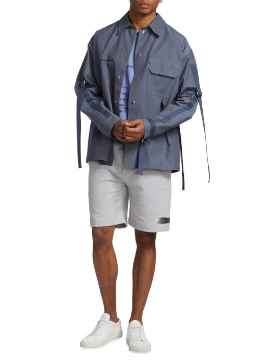 Helmut Lang Tape Snap-Front Shirt For Men 4 Helmut Lang Tape Snap-Front Shirt For Men - Image 2