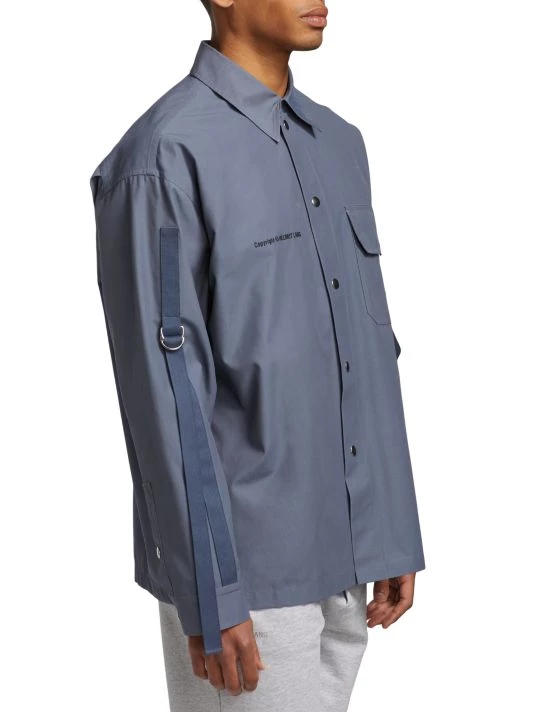 Helmut Lang Tape Snap-Front Shirt For Men 6 Helmut Lang Tape Snap-Front Shirt For Men - Image 4