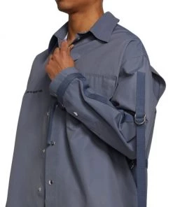 Helmut Lang Tape Snap-Front Shirt For Men 14 Helmut Lang Tape Snap-Front Shirt For Men -Helmut Lang And Misook Sales unnamed file 160