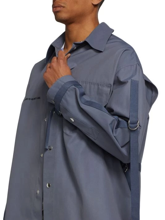 Helmut Lang Tape Snap-Front Shirt For Men 8 Helmut Lang Tape Snap-Front Shirt For Men - Image 6