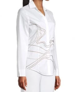 Misook Soutache-Embellished Poplin Shirt 9 Misook Soutache-Embellished Poplin Shirt -Helmut Lang And Misook Sales unnamed file 1631