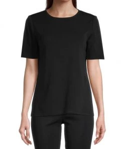 Misook Crewneck Rib-Knit Tunic Top -Helmut Lang And Misook Sales unnamed file 1640