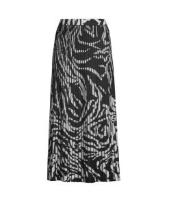 Helmut Lang And Misook Sales 27 Misook Zebra Swirl Print Pull-On Knit Skirt