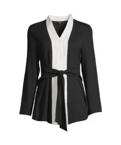 Helmut Lang And Misook Sales 13 Misook Crepe De Chine Tunic