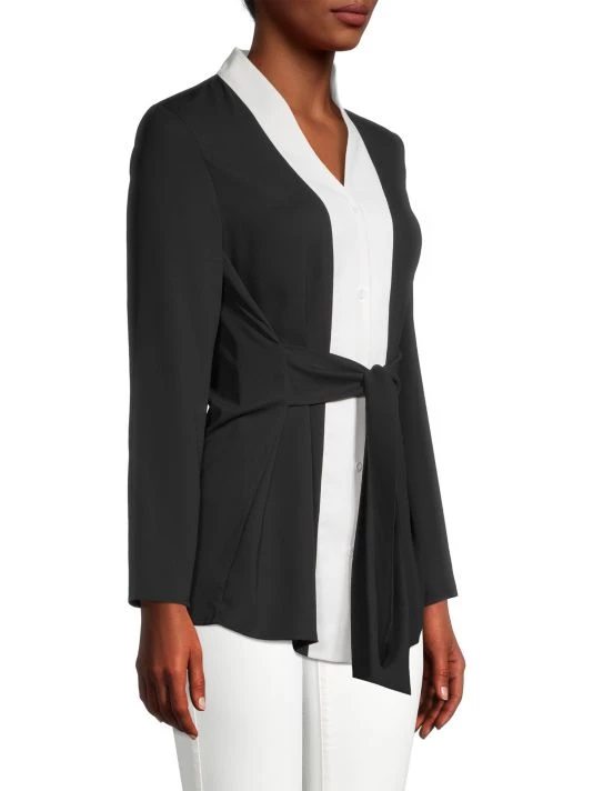 Misook Crepe De Chine Tunic 6 Misook Crepe De Chine Tunic - Image 4