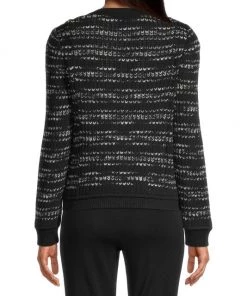 Misook Button-Front Chunky Knit Cardigan -Helmut Lang And Misook Sales unnamed file 1724