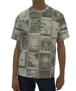 Helmut Lang Postcard Logo T-Shirt For Men -Helmut Lang And Misook Sales unnamed file 214