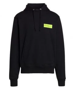 Helmut Lang Neon Box Logo Hoodie For Men Black -Helmut Lang And Misook Sales unnamed file 22