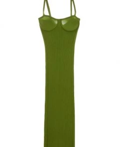 Helmut Lang Rib-Knit Dress Black Black