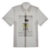 Helmut Lang Graphic Short-Sleeve Shirt For Men -Helmut Lang And Misook Sales unnamed file 243