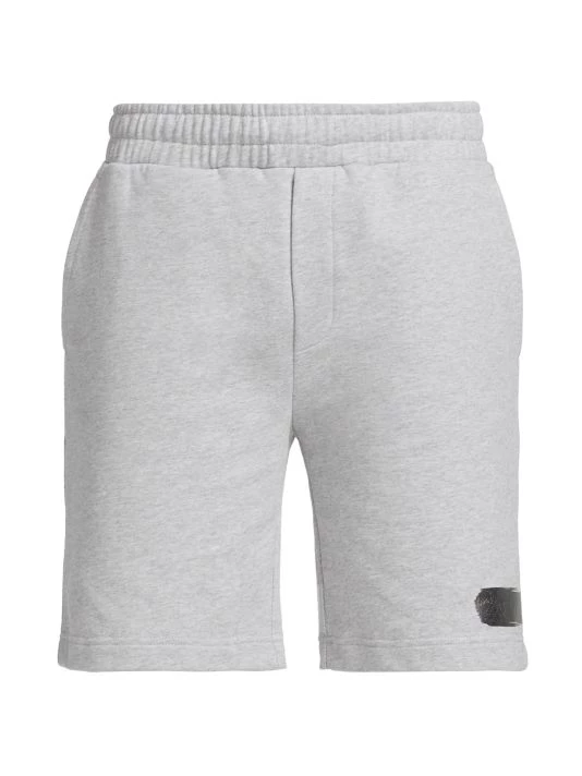 Helmut Lang Silver Stripe Sweat Shorts For Men 3 Helmut Lang Silver Stripe Sweat Shorts For Men