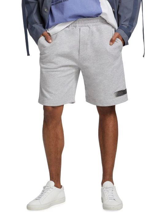 Helmut Lang Silver Stripe Sweat Shorts For Men 5 Helmut Lang Silver Stripe Sweat Shorts For Men - Image 3